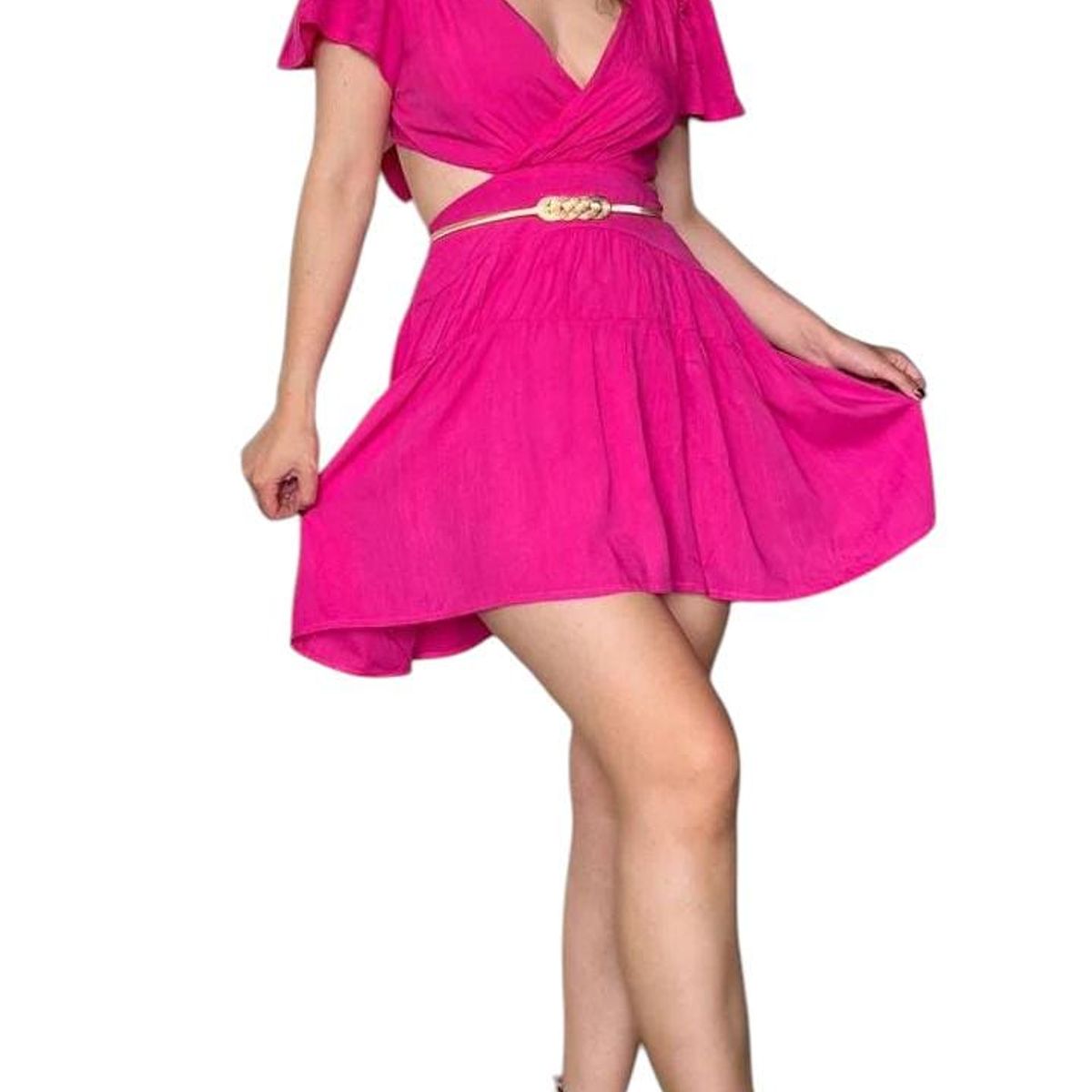 LUNA - Vestido con mangas corte asimétrico Luna