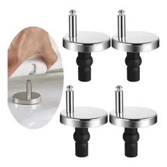 GENERICO - Bisagras De Asiento De Inodoro Ctornillo Dgoma Expansible