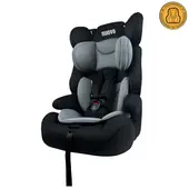 LUBABYCAS - Silla De Auto Butaca 9-36KG 12 Años Gris RA-E