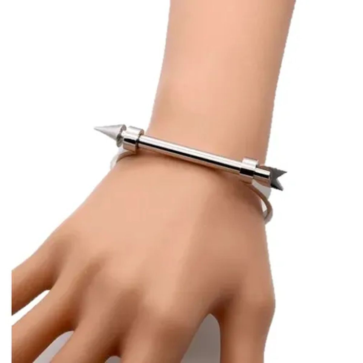 GENERICO - Pulsera De Hombre Caballeros Flecha Plateado Moda