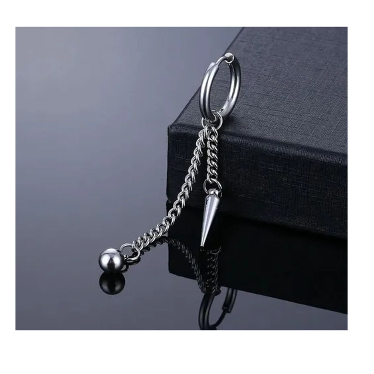 GENERICO - Aros Punk Silver Ring Vikingos Hombre Mujer Moda Royal Madriz