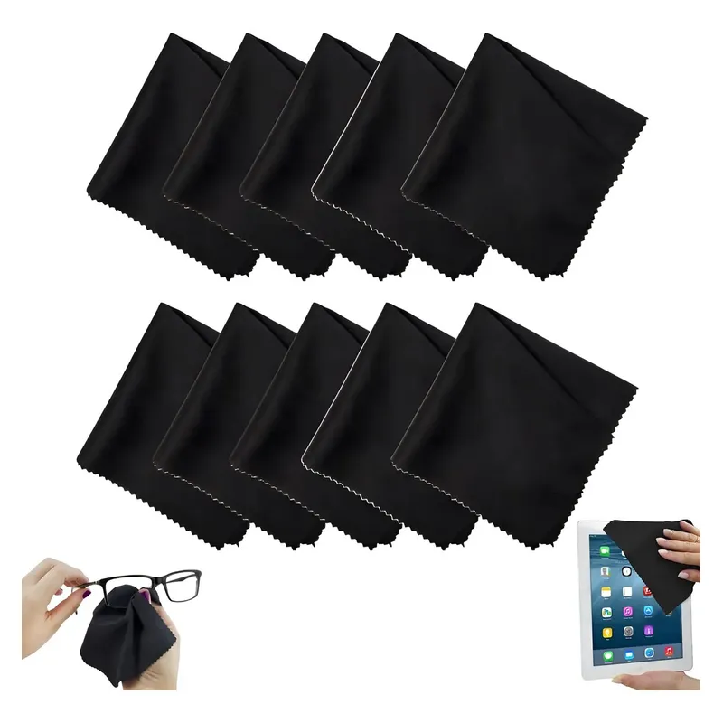 GENERICO - Pack X100 paños Microfibra Limpieza Lentes Cámaras Pantallas