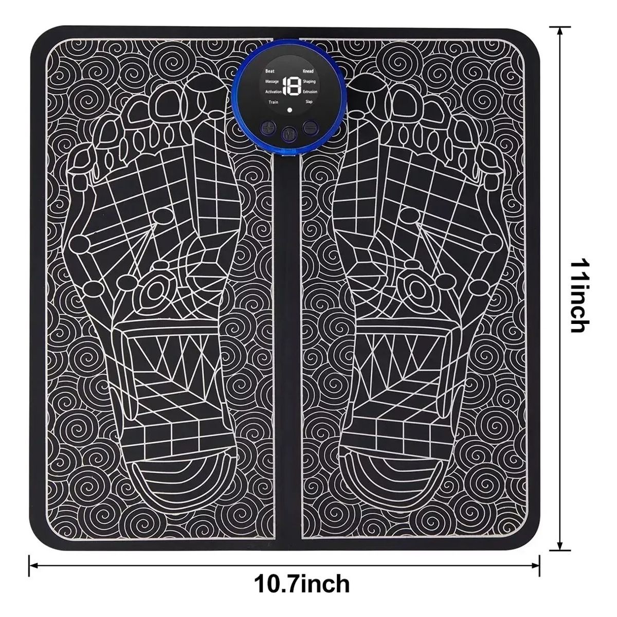 GENERICO - Masajeador De Pies Eléctrico Ems Pulse Máquina De Terapia D
