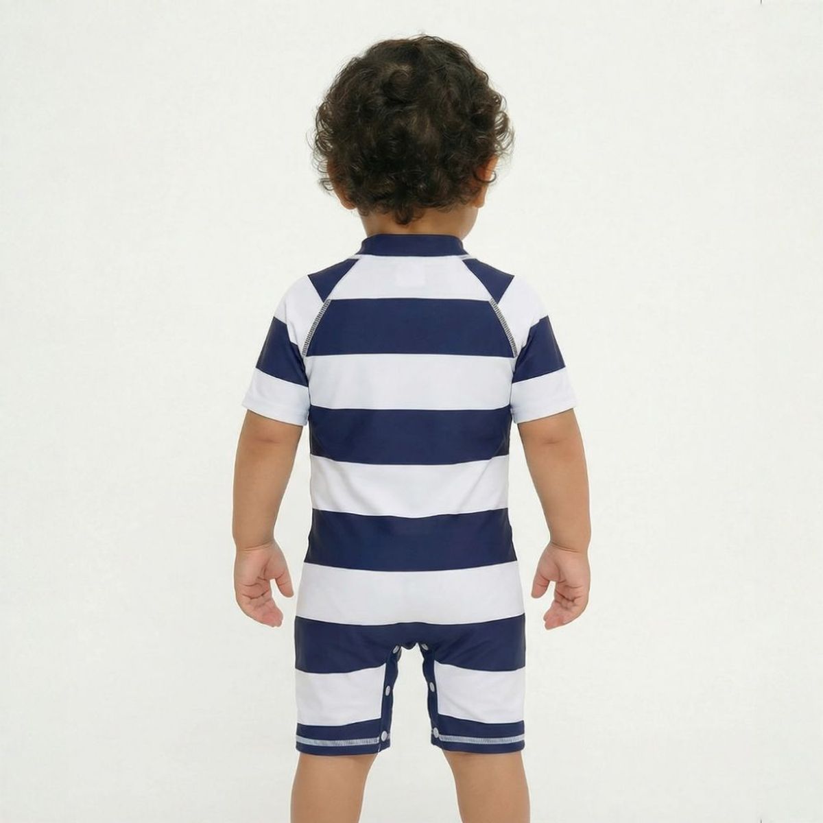 BONVERANO - Traje De Baño Bebé Niños Protección Solar UV Con Broches YKK