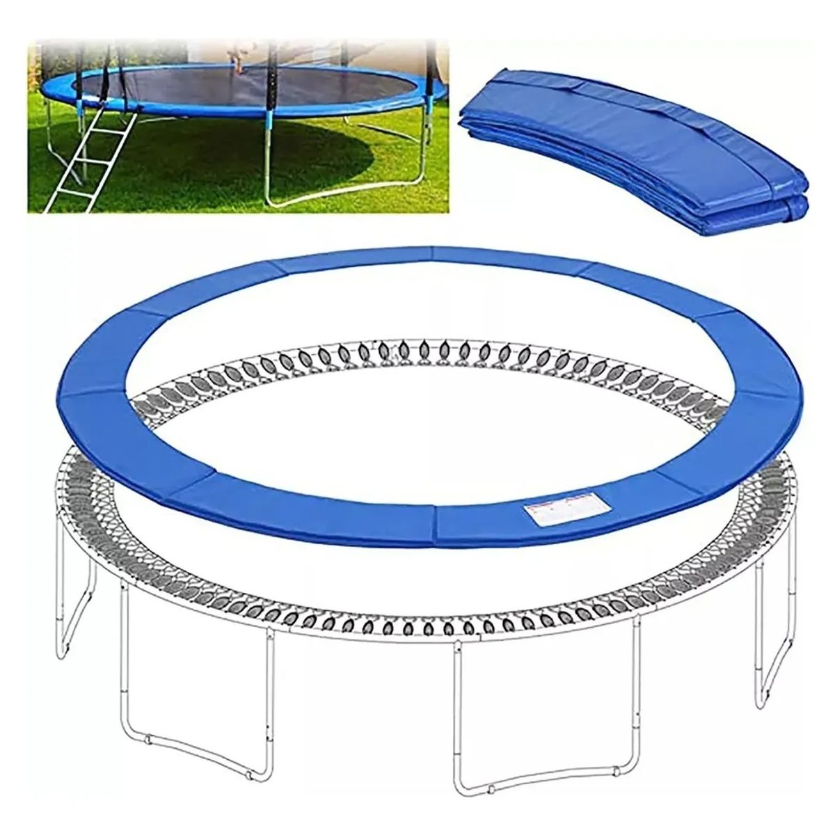 GENERICO - Cubre Resortes Cama Elástica 3,66 M - 12ft