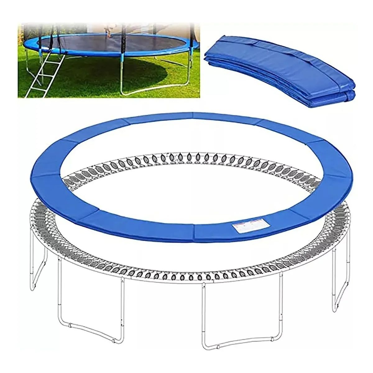 GENERICO - Cubre Resortes Cama Elástica 3,66 M - 12ft