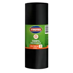 VIRUTEX - PACK X 4 BOLSA DE BASURA BIO ROLLO 80×120