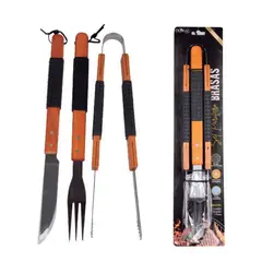 DORAL - SET PARRILLERO BRASAS 3 PIEZAS