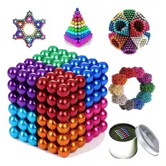 KUANGYE - Rompecabezas Antiestrés De Imanes 216 Piezas 3mm