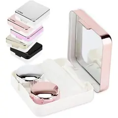 EDWINAYY - Kit Estuche Para Lentes De Contacto Con Pinzas Y Aplicador