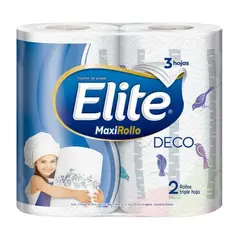 ELITE - PACK X 4 TOALLA DE PAPEL DECO 2 UNIDADES
