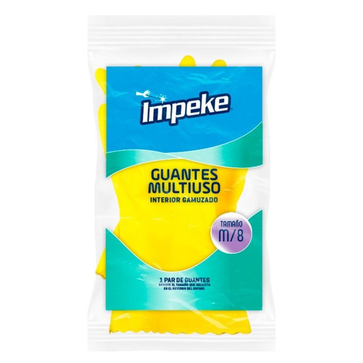 IMPEKE - PACK X 4 GUANTE MULTIUSO TALLA M  IMPEKE