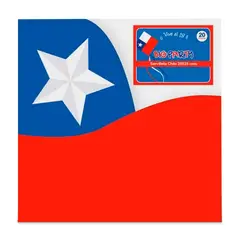 BIG PARTY - PACK X 4 SERVILLETAS 25×25 CENTIMETROS 20 UND –