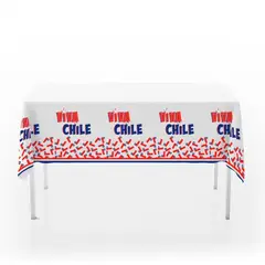 BIG PARTY - PACK X 4 MANTEL VIVA CHILE 108X180 CENTIMETROS –