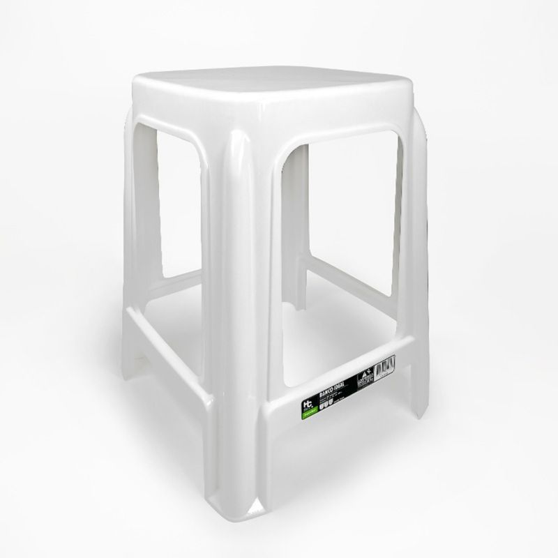 GENERICO - PACK X 4 BANCO IDEAL BLANCO – REY PLAST