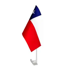 BIG PARTY - PACK X 4 ADORNO FIESTAS PATRIAS BANDERA PARA AUTO