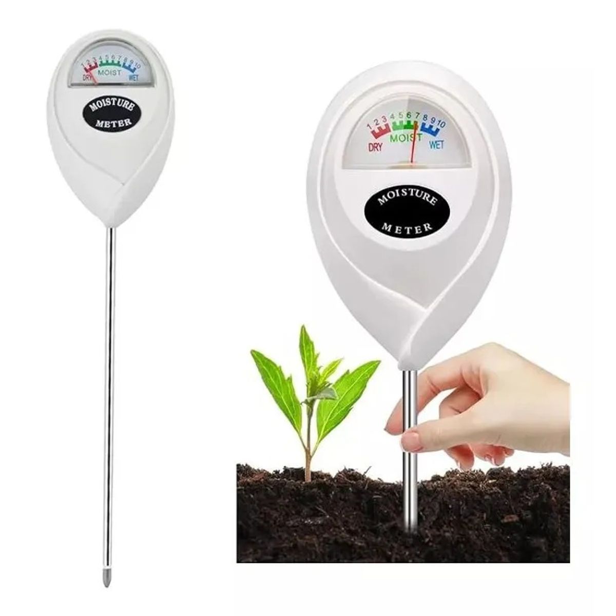 GENERICO - Medidor De Humedad Suelo Plantas Jardin