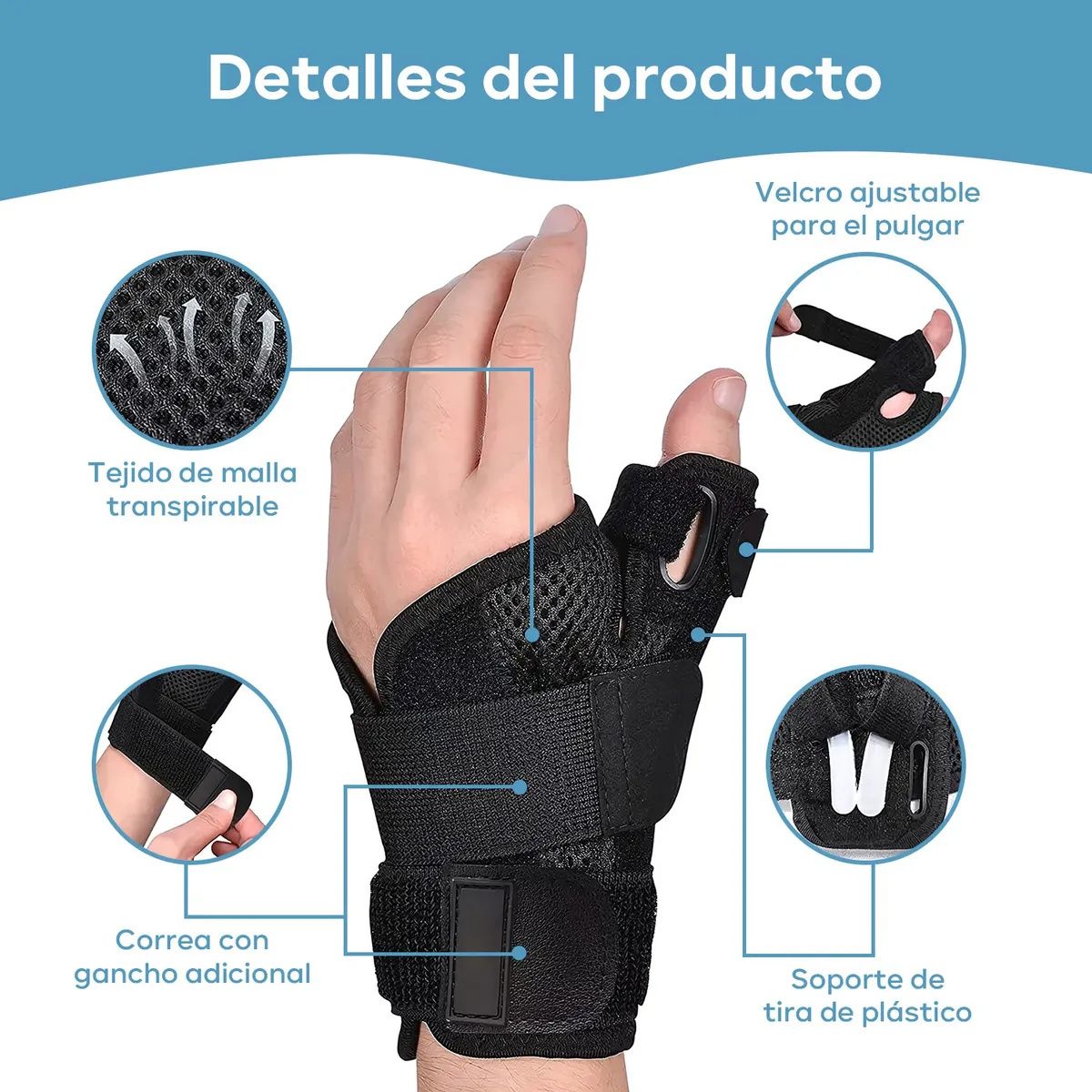 KUANGYE - Guantes De Compresion Artritis Canilleras Ortopedicas Muñeca