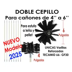GENERICO - Kit Limpia Combustión Lenta Cañon 6 4 Desde Abajo