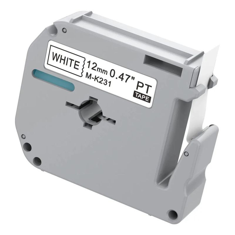GENERICO - Cinta 12mm X 8m Reemplazo Compatible Con Brother Pt Mk-231
