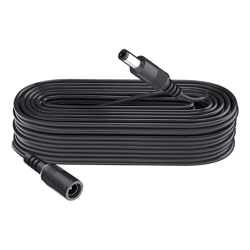 GENERICO - Cable Extension De Alimentación De 12v Para Camara 5 Metros