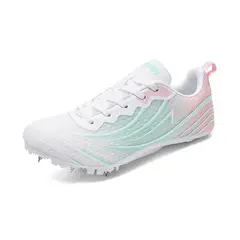 DANWEILE - Zapatillas de running con clavos para exteriores para hombre y mujer