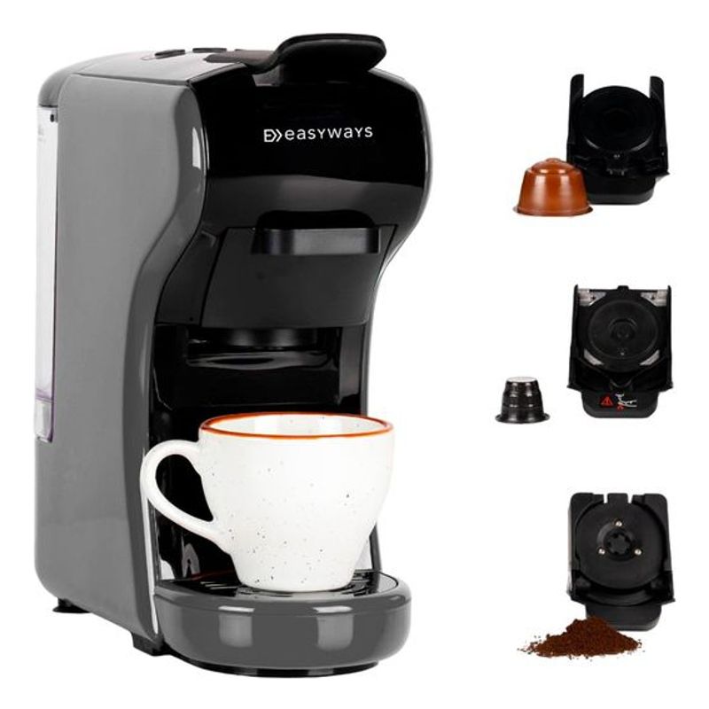 U BUY - Cafetera Coffee 3 En 1 Gris