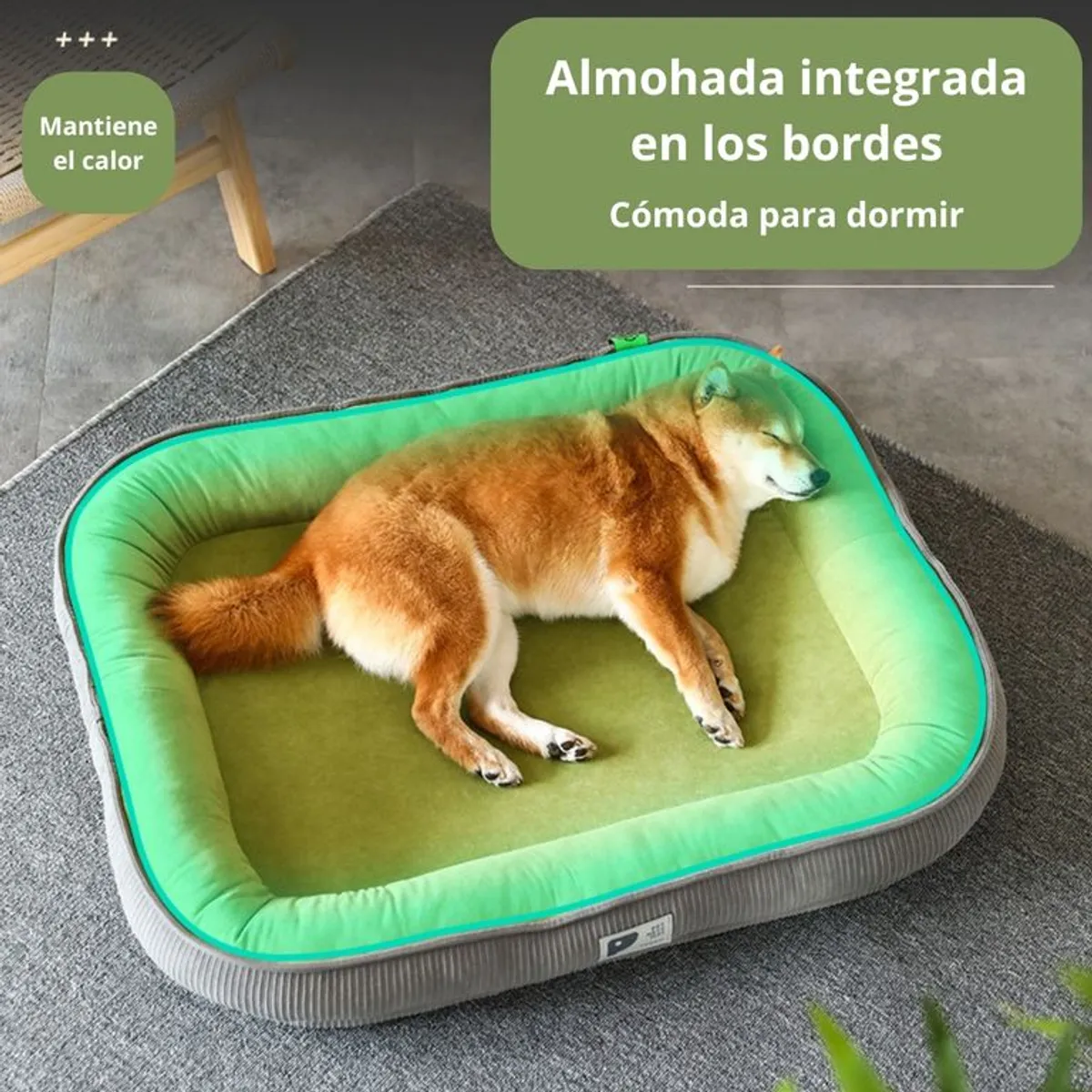 PELUDINES - Cama Para Mascotas Bordes Acolchados Tamaño Grande 2xl