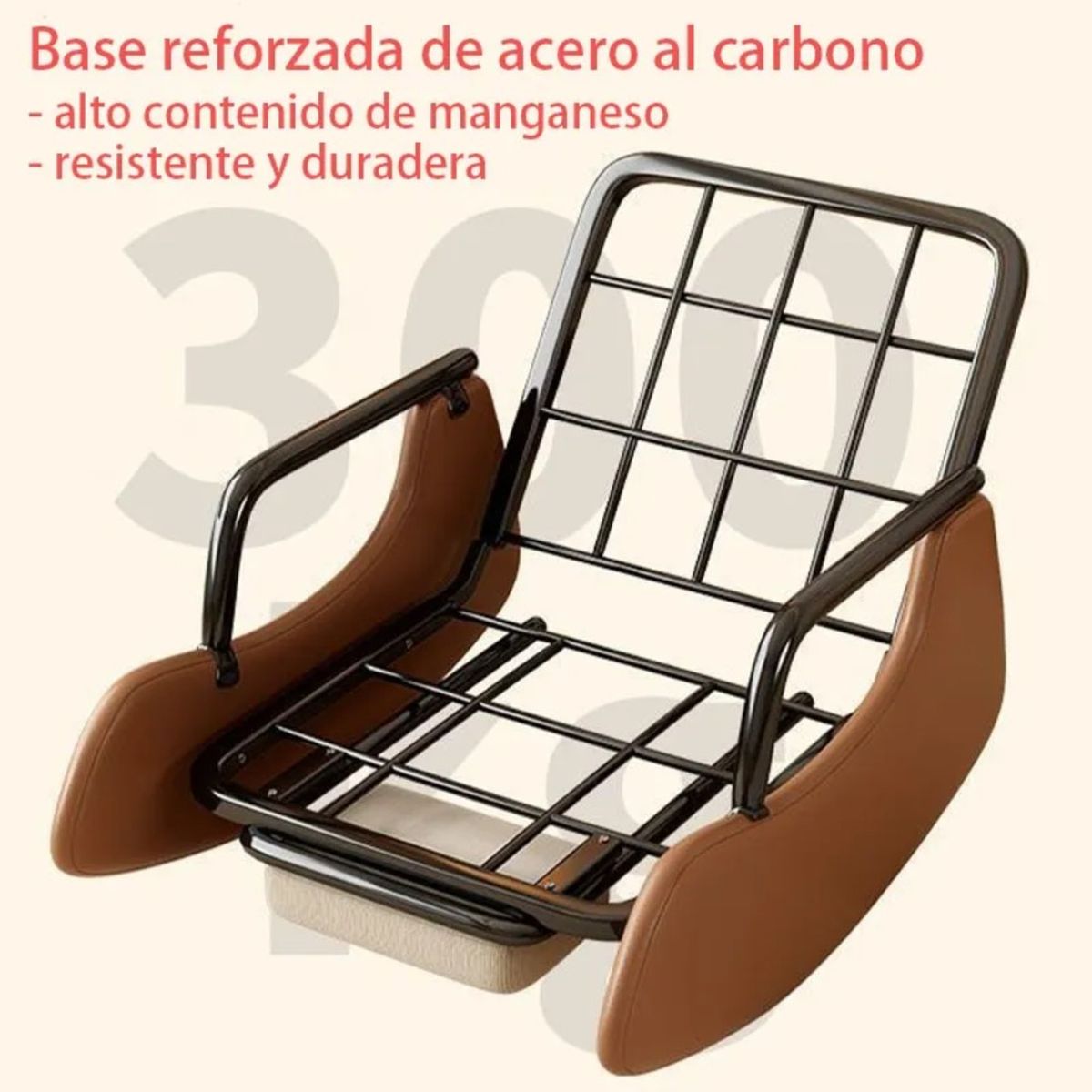 MUNDO MAGIA - Sillón Mecedora Ajustable 3 Niveles Retráctil Con Reposapiés