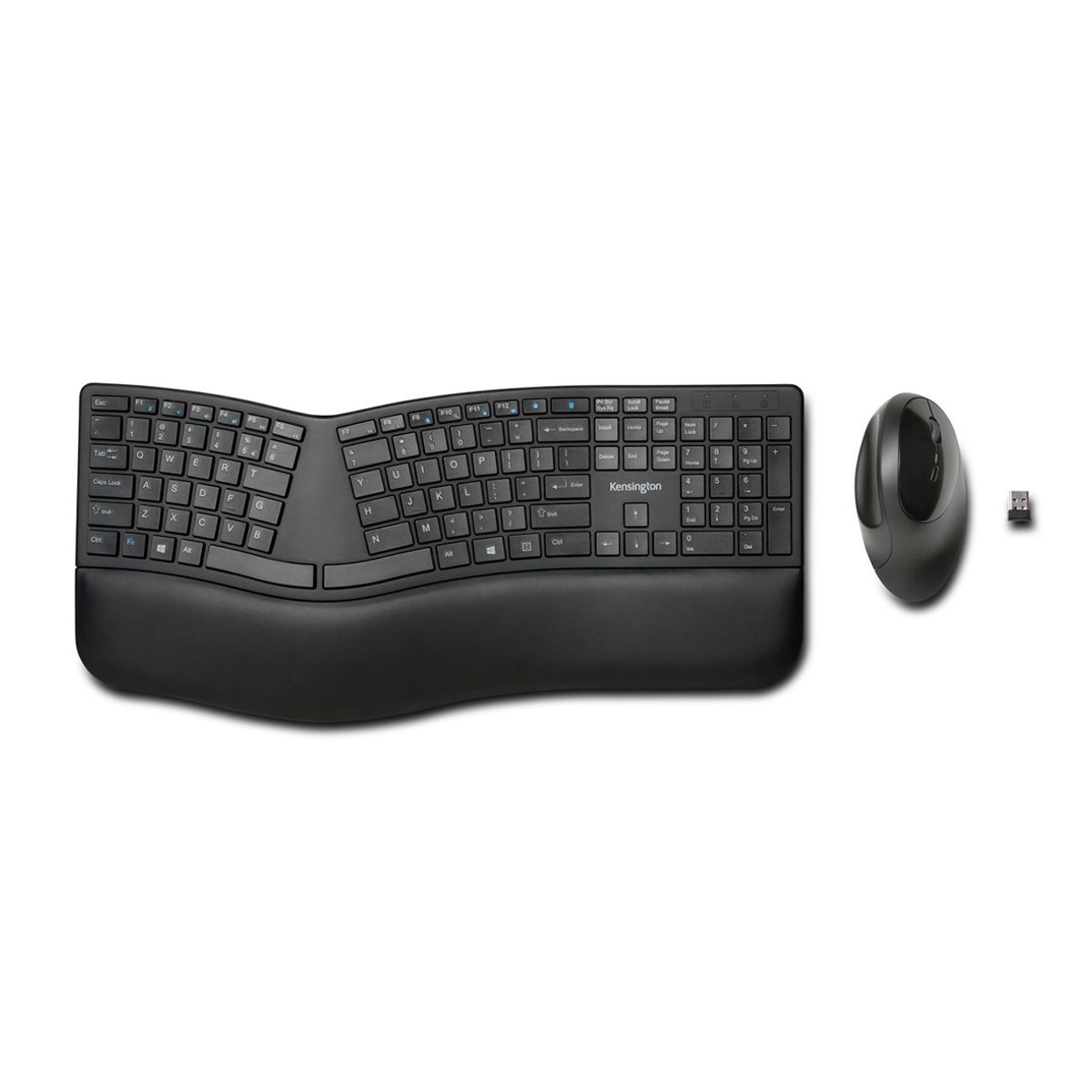 KENSINGTON - Combo Teclado y Mouse Ergonómico Inalámbrico Kensington Pro Fit