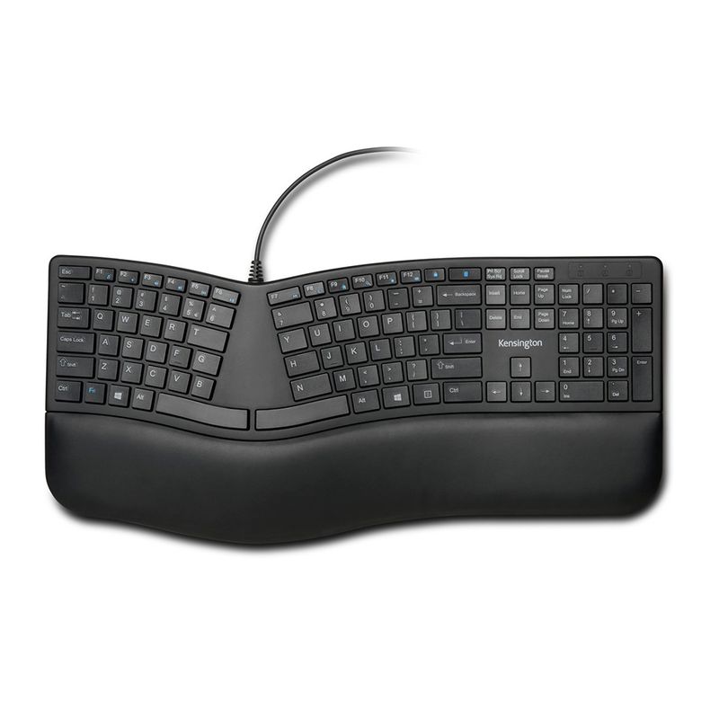 KENSINGTON - Teclado Pro Fit Ergonomico Alambrico Kensington