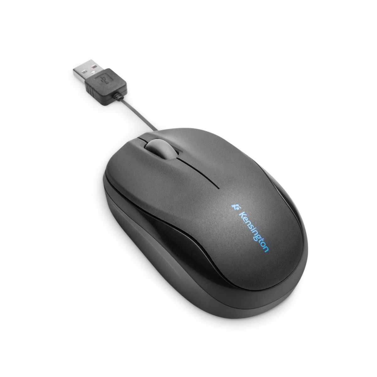 KENSINGTON - Mouse Kensington Pro Fit USB Retráctil Negro