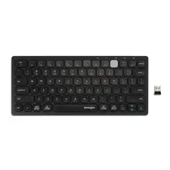 KENSINGTON - Teclado Inalámbrico Bluetooth Compacto 3 conexiones Negro