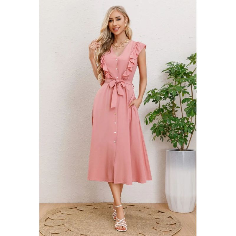 MPROPIA - Vestido Largo Primavera Mujer, Casual Maxi Vestidos 3339