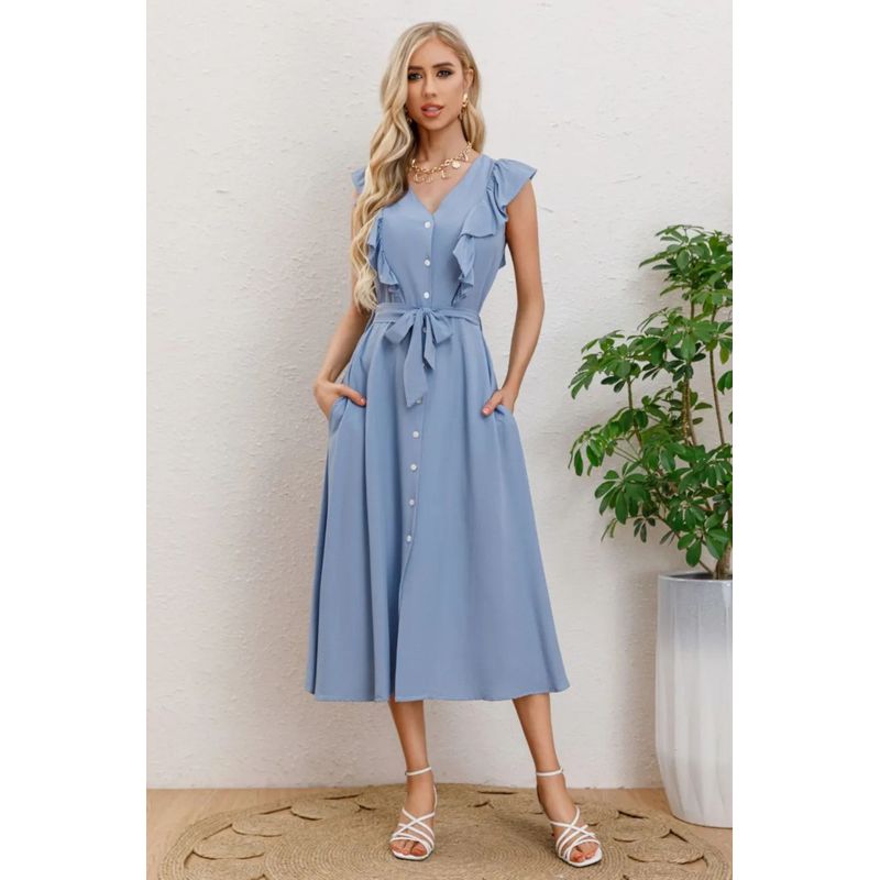 MPROPIA - Vestido Largo Primavera Mujer, Casual Maxi Vestidos 3339