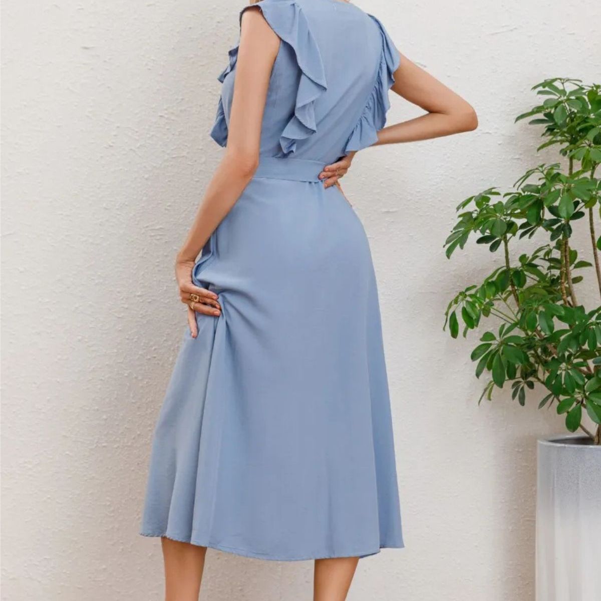 LOOK SHOP - Vestido Largo Primavera Mujer, Casual Maxi Vestidos 3339