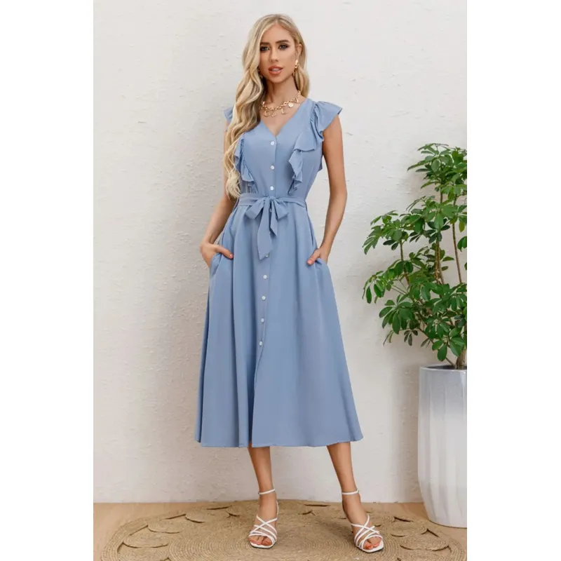 MPROPIA - Vestido Largo Primavera Mujer, Casual Maxi Vestidos 3339