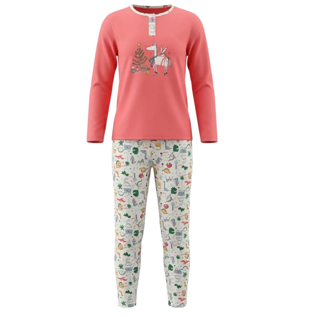 LOOK SHOP - Pijama Niña Verano. Manga Larga. Diseños. Talla 6 A 14 404