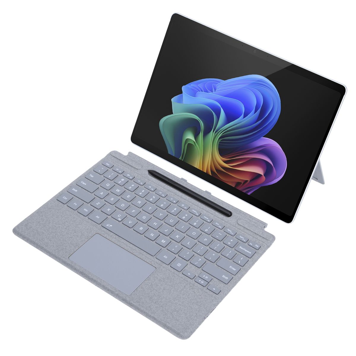 RENVMEXY - Teclado Bluetooth para Surface Pro 8-11 Touch Gris Claro - 2109-AS