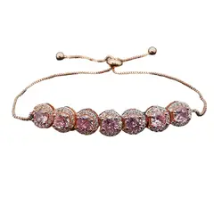 LUXURYJOYAS - Pulsera Exclusiva Baño_Oro_18kt Cristales 2