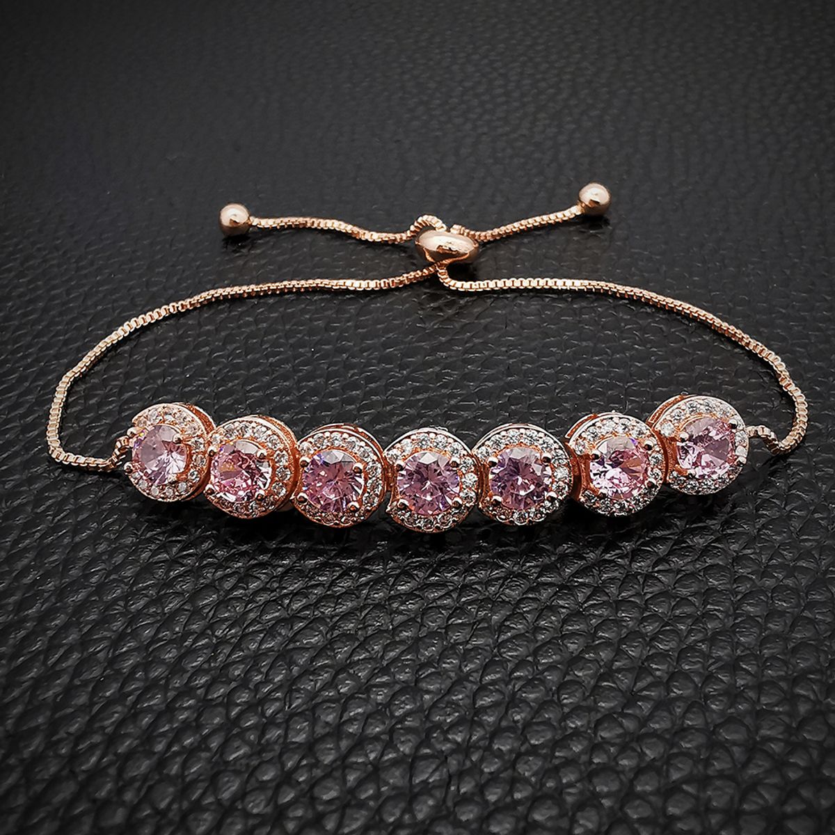 LUXURYJOYAS - Pulsera Exclusiva Baño_Oro_18kt Cristales 2