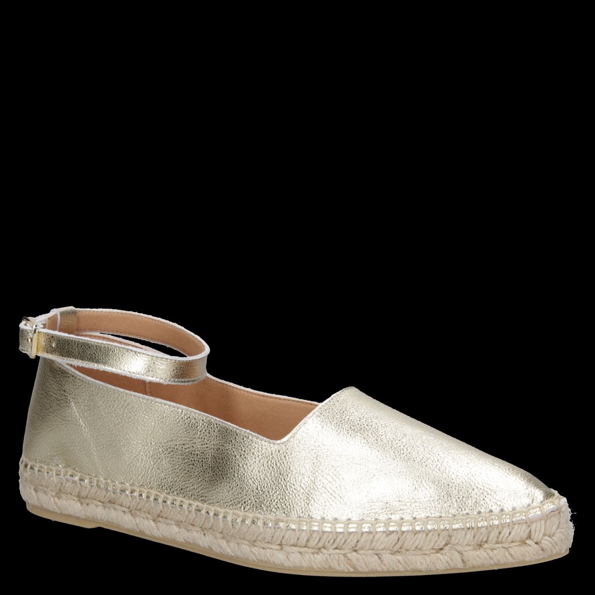 MINGO - Alpargata Mujer Casual Dorado Mingo