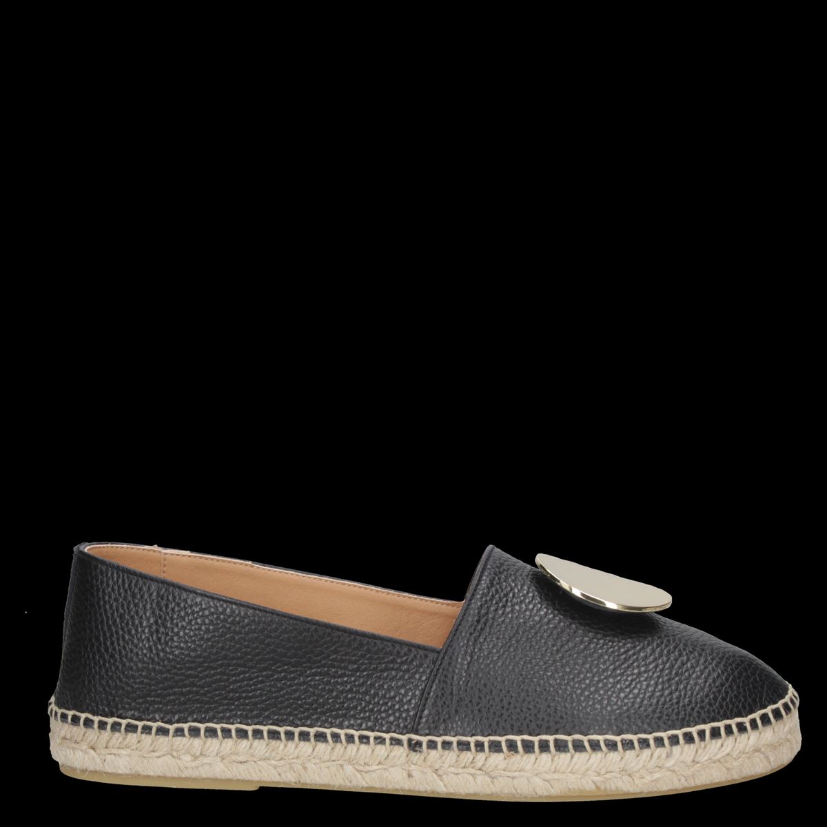 MINGO - Alpargata Mujer Casual Negro Mingo