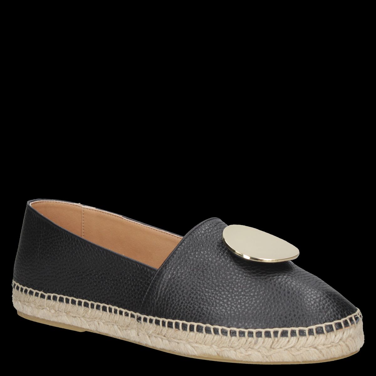 MINGO - Alpargata Mujer Casual Negro Mingo