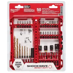 MILWAUKEE - Set de 50 Puntas Y Accesorios Impacto Shockwave 48-32-4013