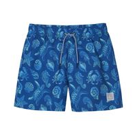 Traje de Baño Niño Short Estampado Azul Marino - Azul Marino