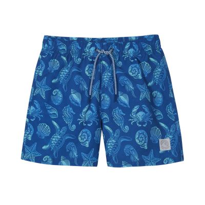 Imagen 2 del producto Traje de Baño Niño Short Estampado Azul Marino - Azul Marino