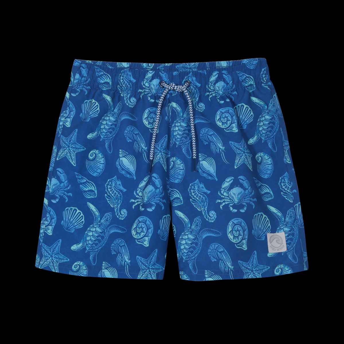 H2O WEAR - Traje de Baño Niño Short Estampado H2O Wear Azul Marino - Azul Marino