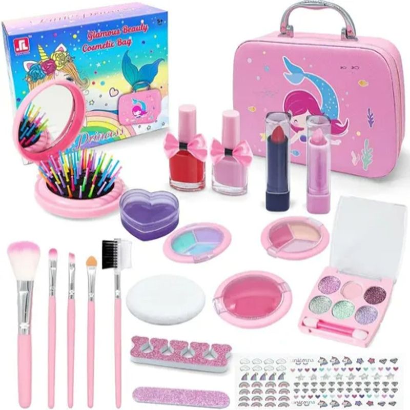 GENERICO - Kit Maquillaje Niñas Cosméticos No Tóxicos