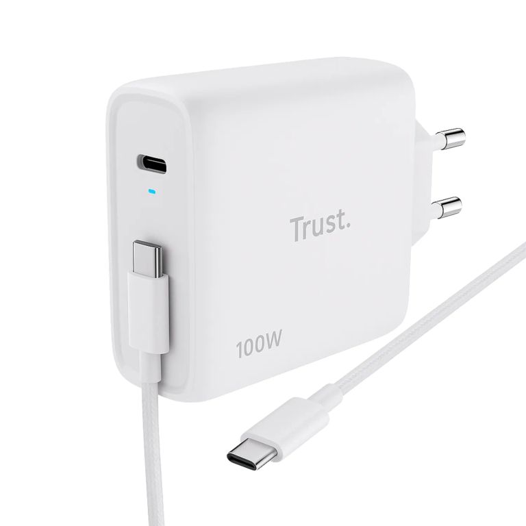 Cargador Universal USB-C 100W 5A + Cable C/C de 2Mt